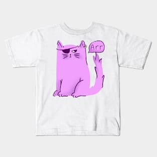 Pirate Cat Kids T-Shirt